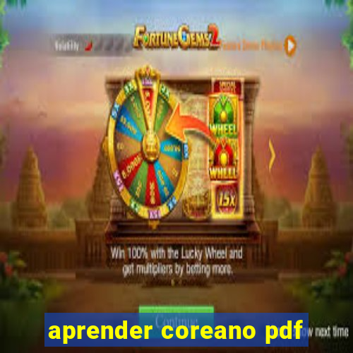 aprender coreano pdf