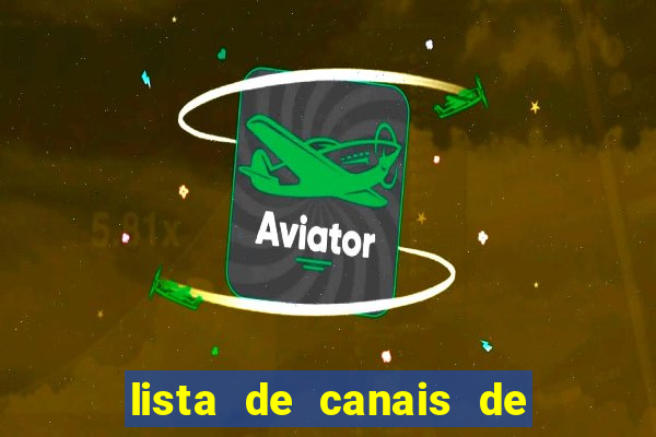 lista de canais de esporte iptv