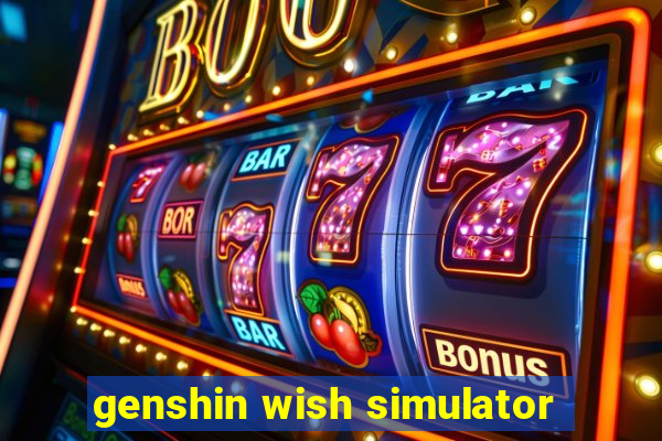 genshin wish simulator