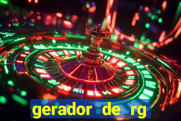 gerador de rg frente e verso