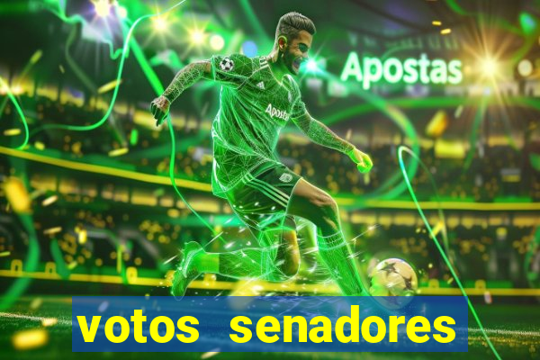 votos senadores impeachment alexandre de moraes