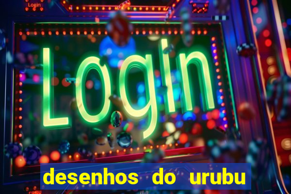 desenhos do urubu do flamengo para colorir