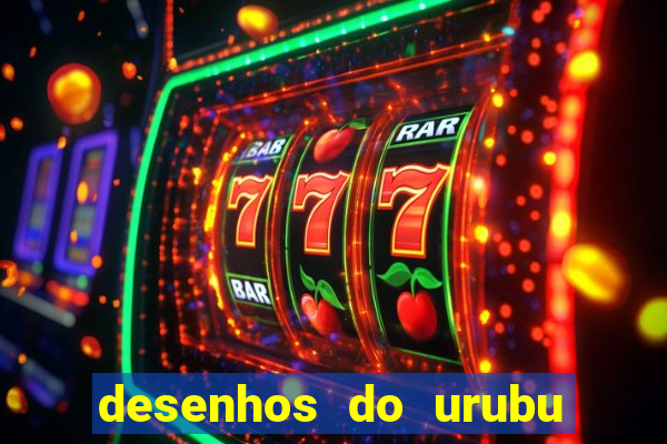 desenhos do urubu do flamengo para colorir