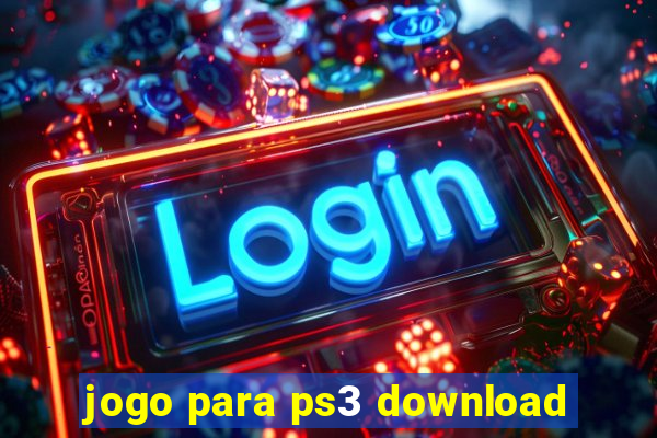 jogo para ps3 download