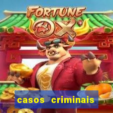 casos criminais para resolver