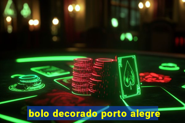 bolo decorado porto alegre