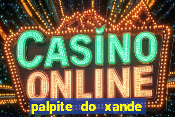 palpite do xande de hoje