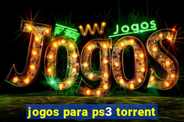jogos para ps3 torrent