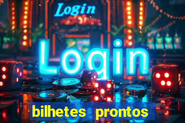 bilhetes prontos apostas esportivas