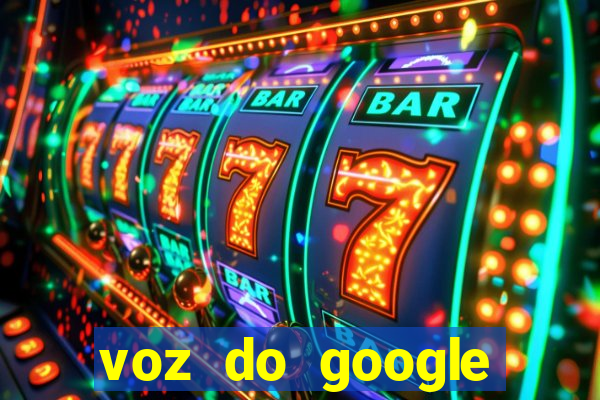 voz do google tradutor homem