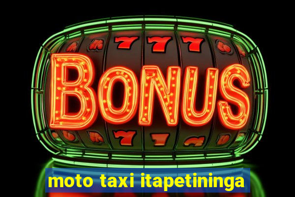 moto taxi itapetininga