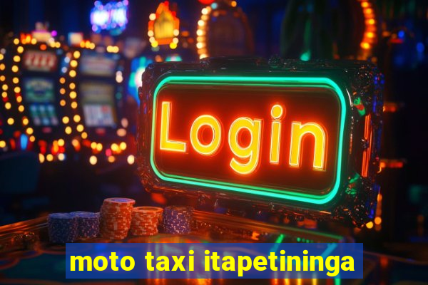 moto taxi itapetininga