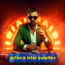 milan x inter palpites