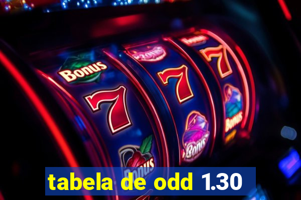 tabela de odd 1.30