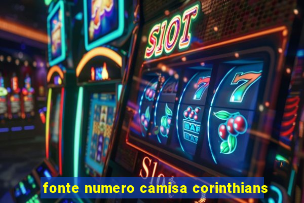 fonte numero camisa corinthians