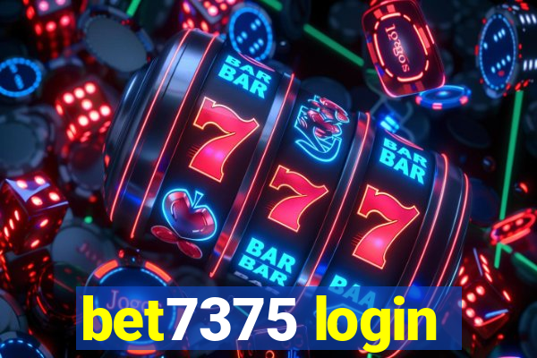 bet7375 login