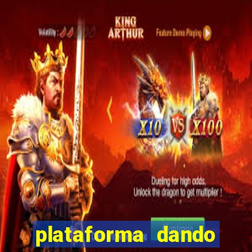 plataforma dando dinheiro no cadastro