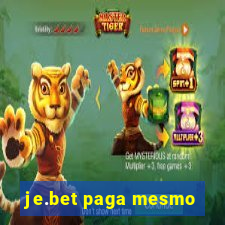 je.bet paga mesmo