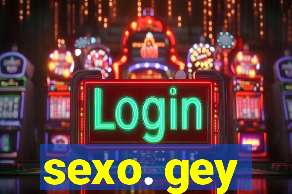 sexo. gey