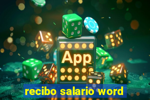 recibo salario word