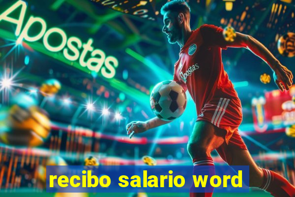 recibo salario word