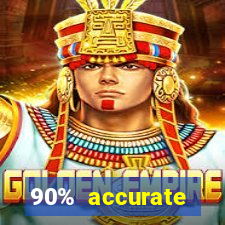 90% accurate football predictions