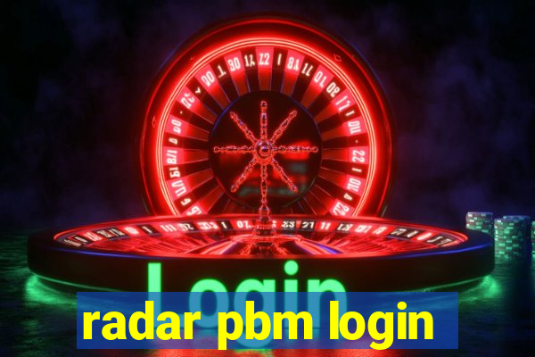 radar pbm login