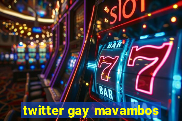 twitter gay mavambos