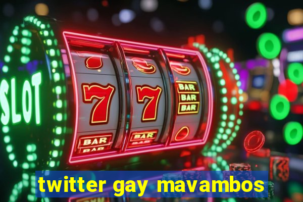 twitter gay mavambos