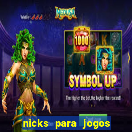 nicks para jogos de tiro