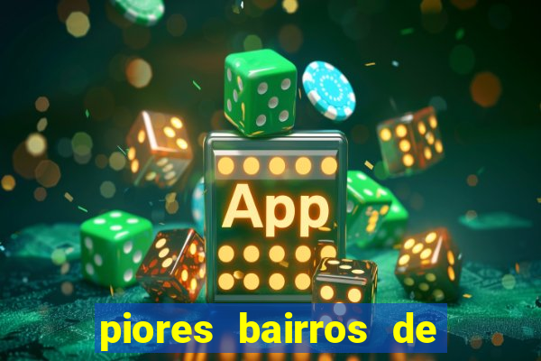 piores bairros de santos sp