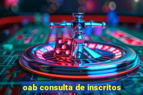 oab consulta de inscritos