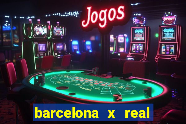 barcelona x real madrid ao vivo futemax