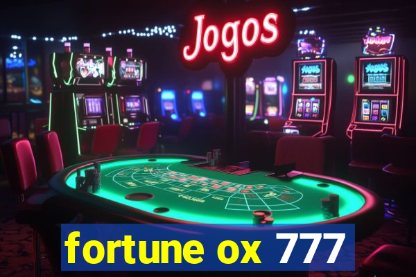 fortune ox 777