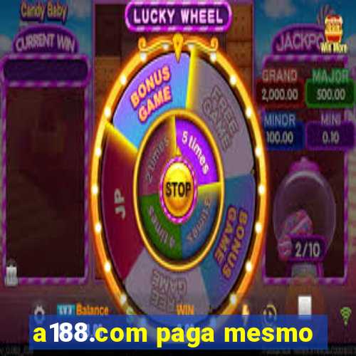 a188.com paga mesmo