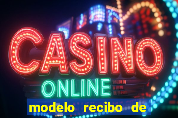 modelo recibo de pagamento autonomo