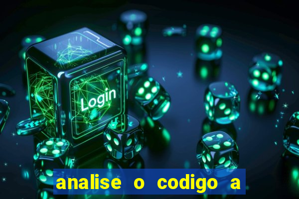 analise o codigo a seguir 1 import javax.swing.joptionpane