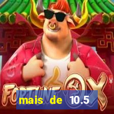 mais de 10.5 escanteios o que significa