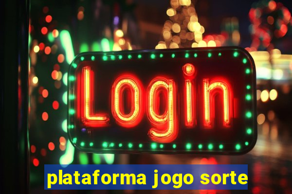 plataforma jogo sorte
