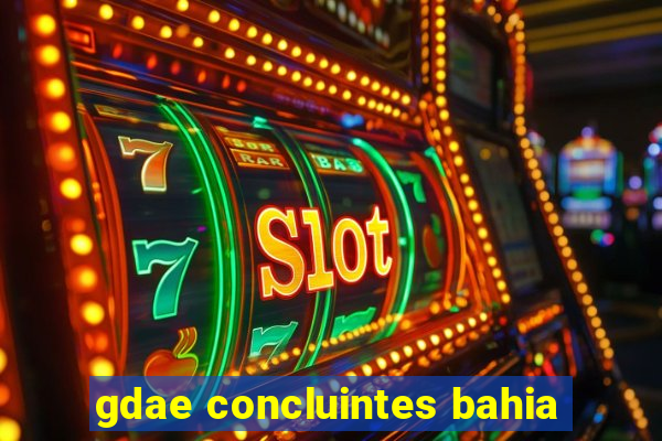 gdae concluintes bahia
