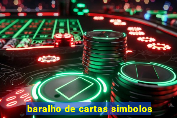 baralho de cartas simbolos