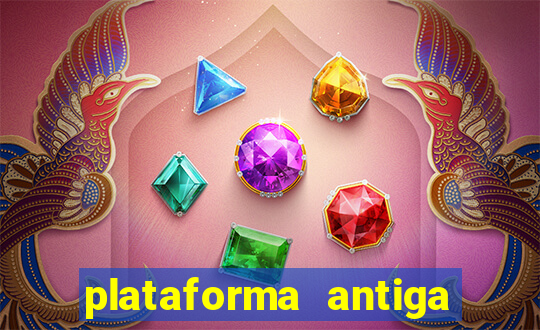 plataforma antiga de jogos