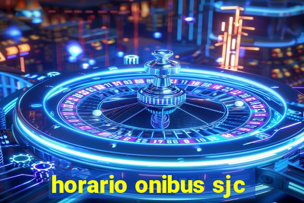 horario onibus sjc