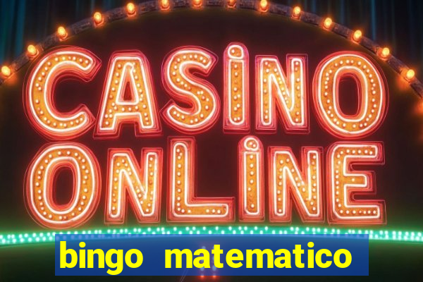 bingo matematico para ensino medio