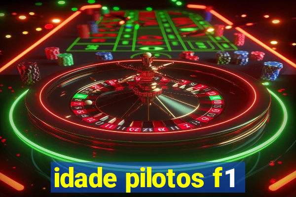 idade pilotos f1