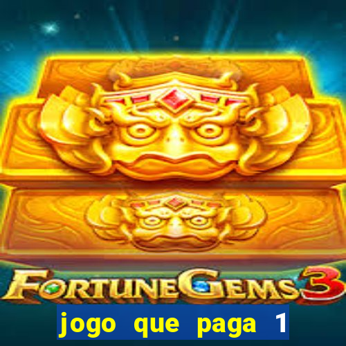 jogo que paga 1 real no pix