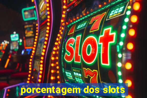 porcentagem dos slots