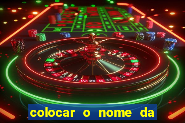 colocar o nome da pessoa no congelador