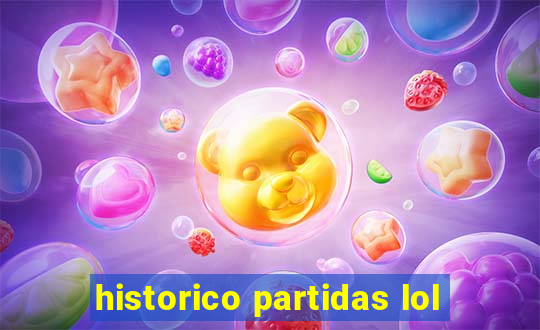 historico partidas lol