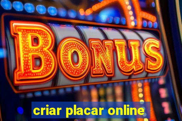 criar placar online